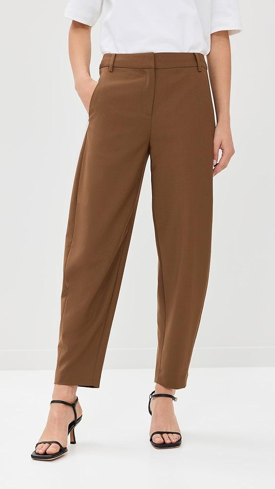 Tibi Tropical Wool Reese Sculpted Trousers | Shopbop Product Image