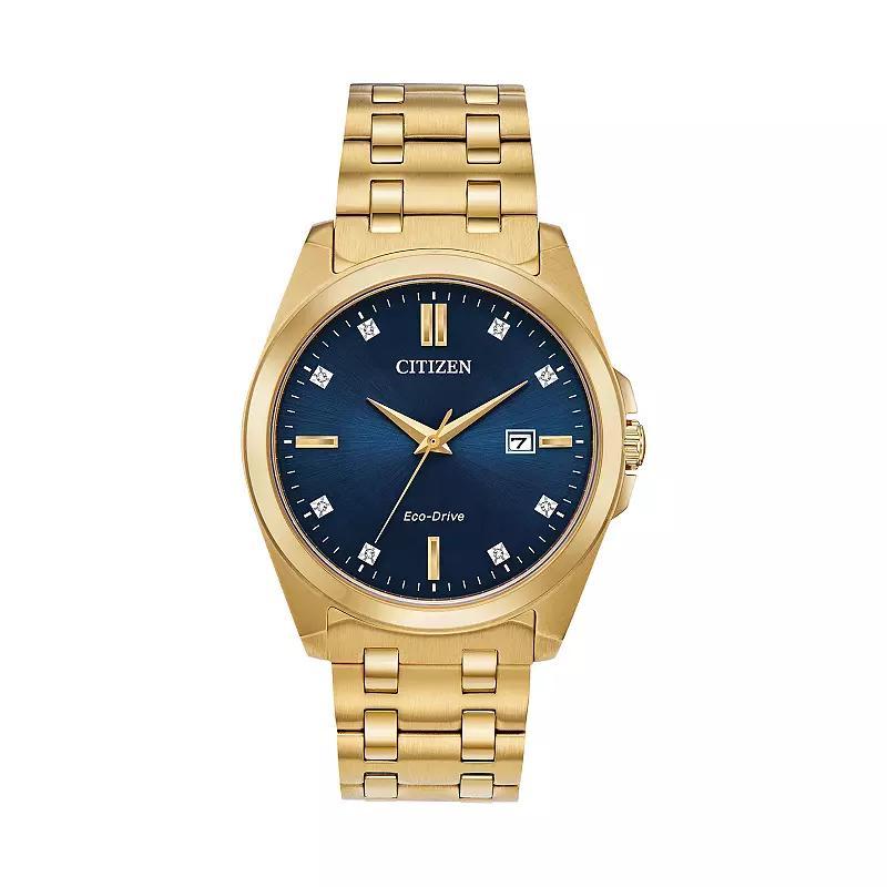 Citizen Eco-Drive Mens Corso Diamond Accent Watch - BM7103-51L Gold Tone Product Image