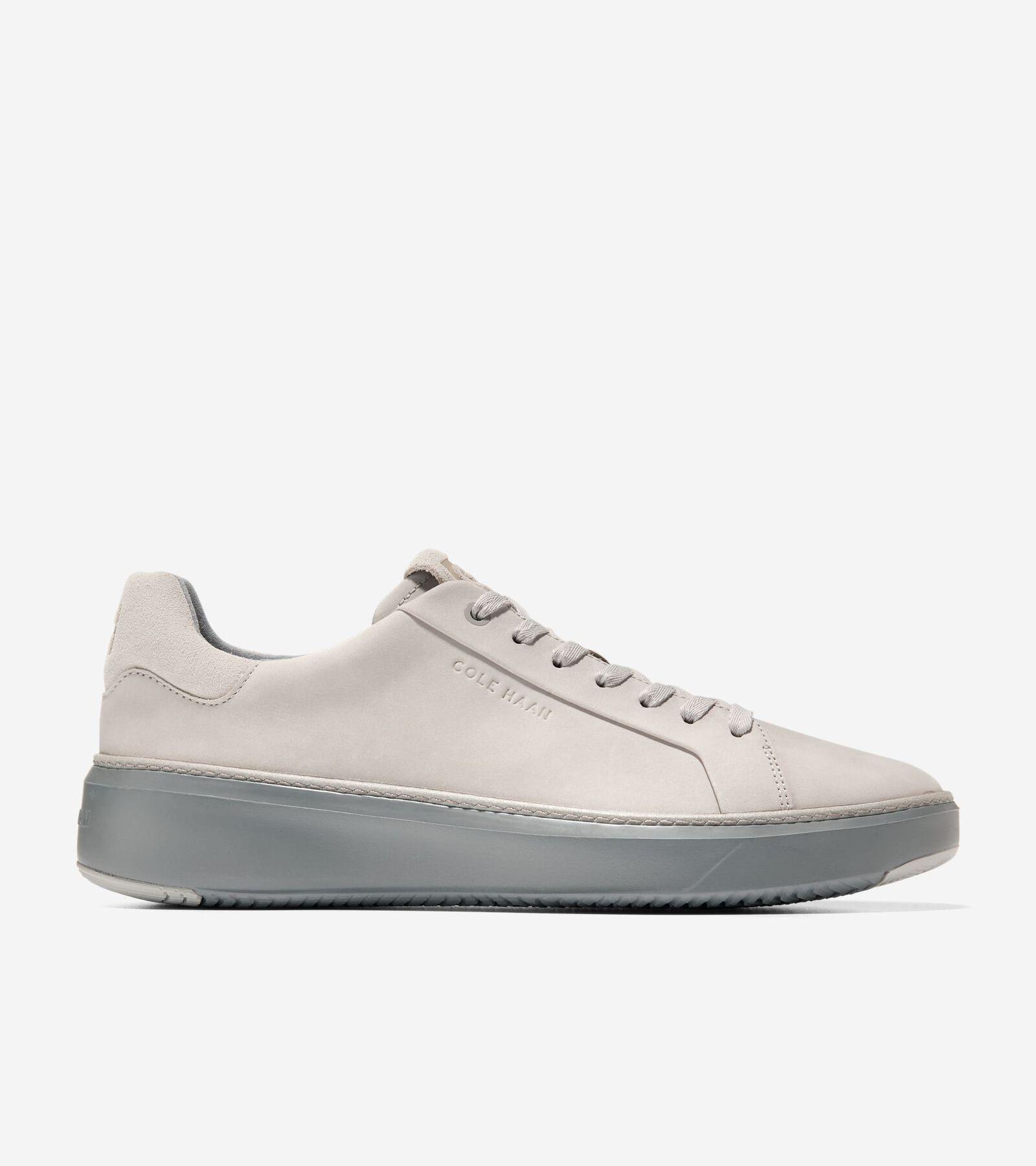 Cole Haan Mens GrandPr Topspin Sneakers - Grey Size 7 Product Image