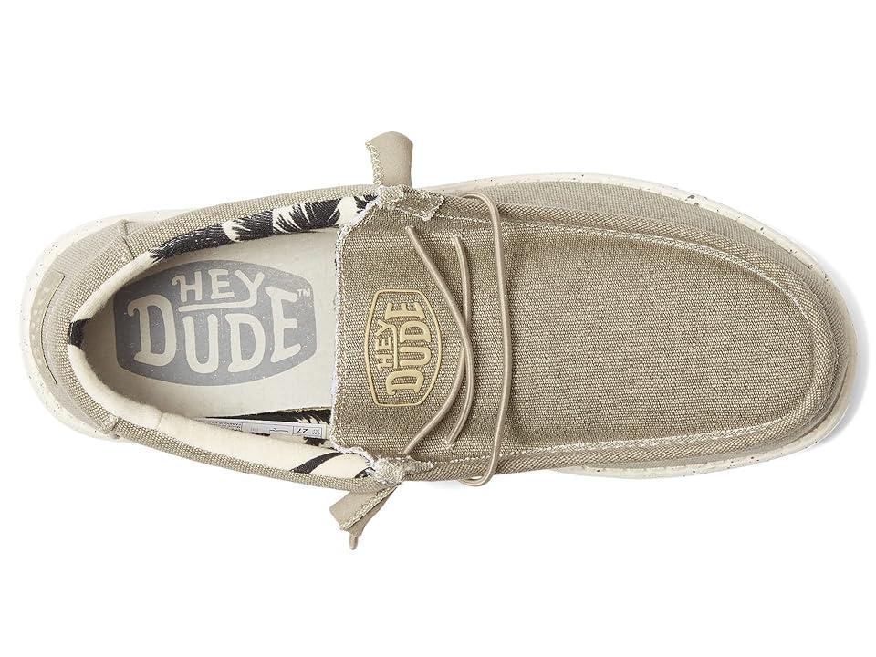 Hey Dude Mens Wally Stretch Canvas Slip-On Casual Moccasin Sneakers from Finish Line Product Image