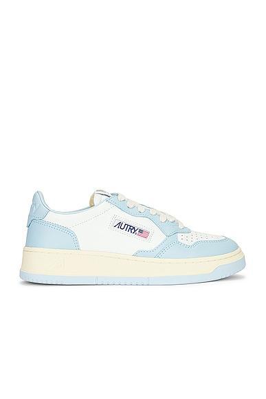 Autry Bicolor Medalist Sneaker in Blue Product Image