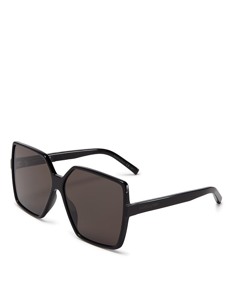 Womens New Wave Betty 63MM Oversized Square Sunglasses Product Image