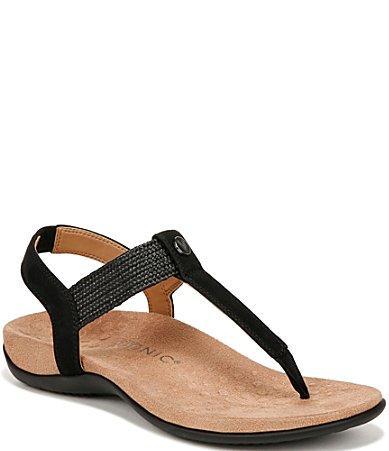 Vionic Brea Leather Thong Sandals Product Image