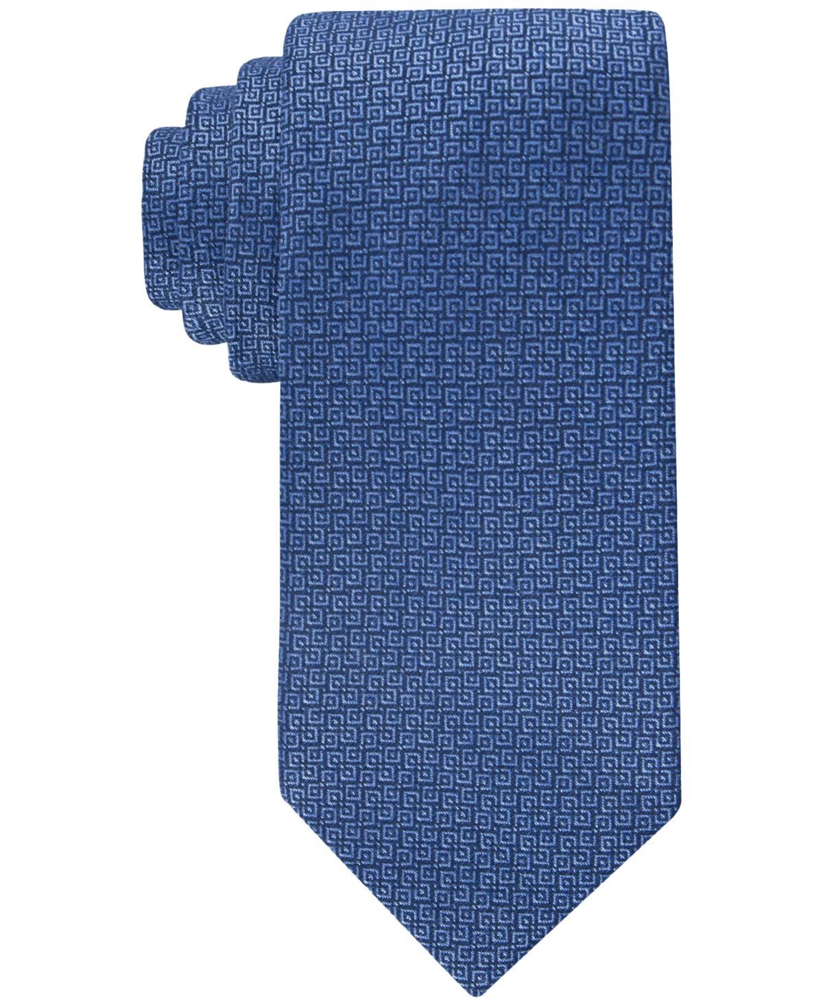 Calvin Klein Mens Interconnected Geo-Print Tie Product Image