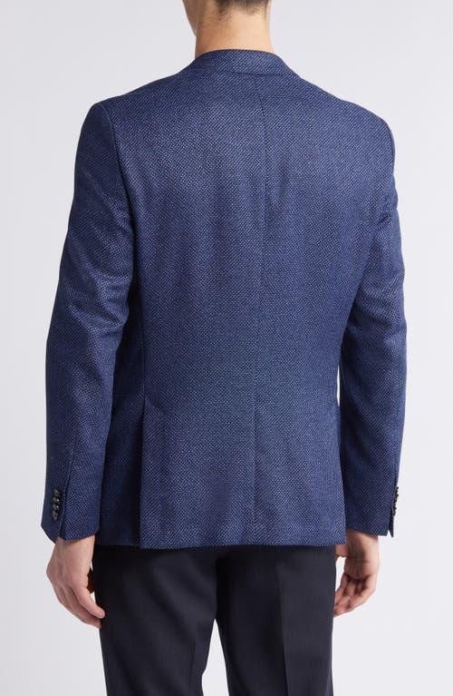 HUGO BOSS Boss Hutson Textured Sport Coat In Navy Product Image