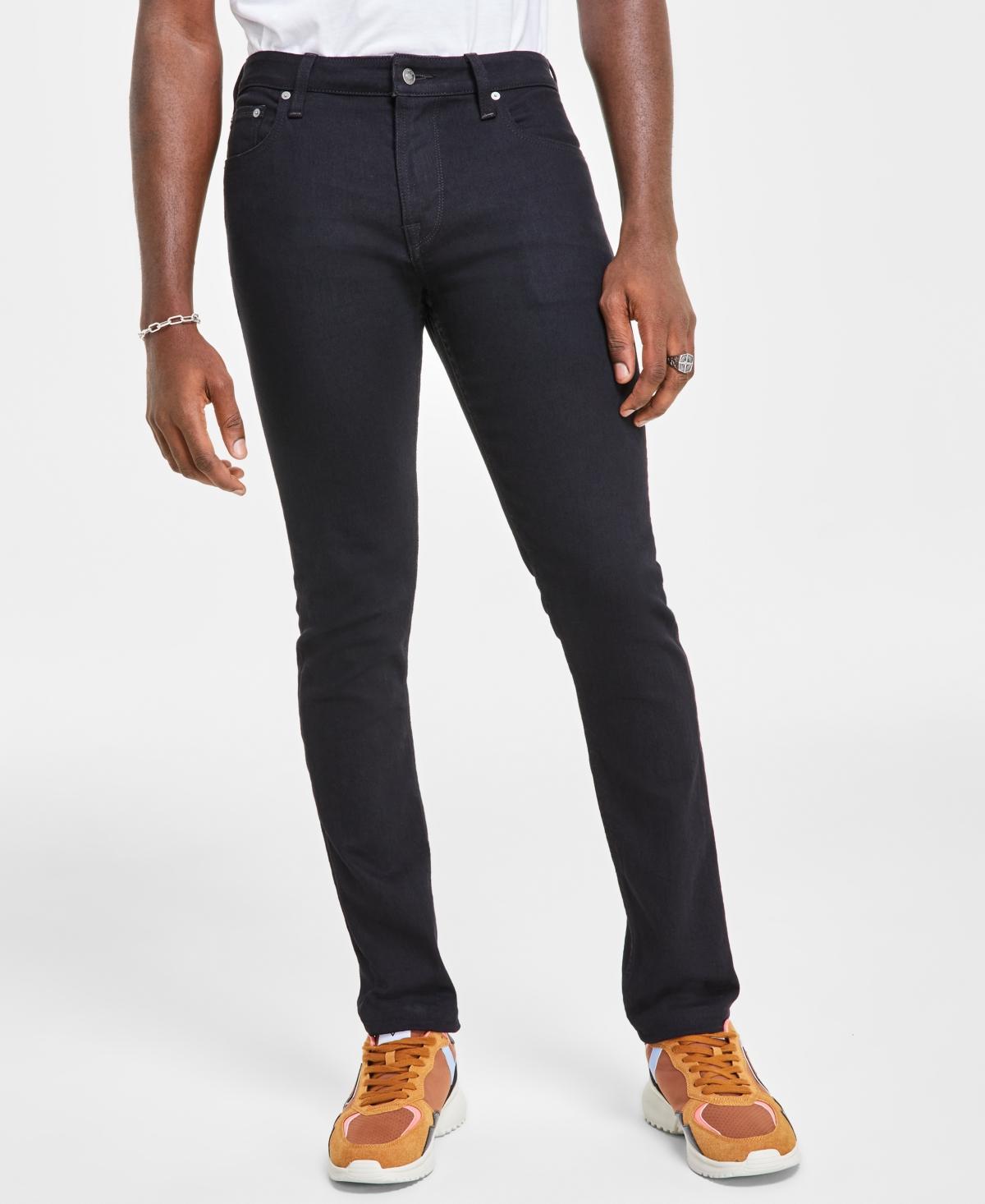 Guess Slim Fit Tapered White Jeans Product Image