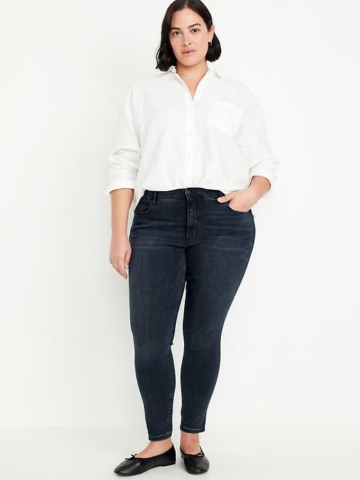 High-Waisted Rockstar Super-Skinny Jeans Product Image