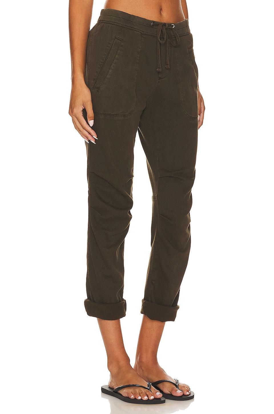 Soft Drape Utility Pant in Smoky Green James Perse Product Image