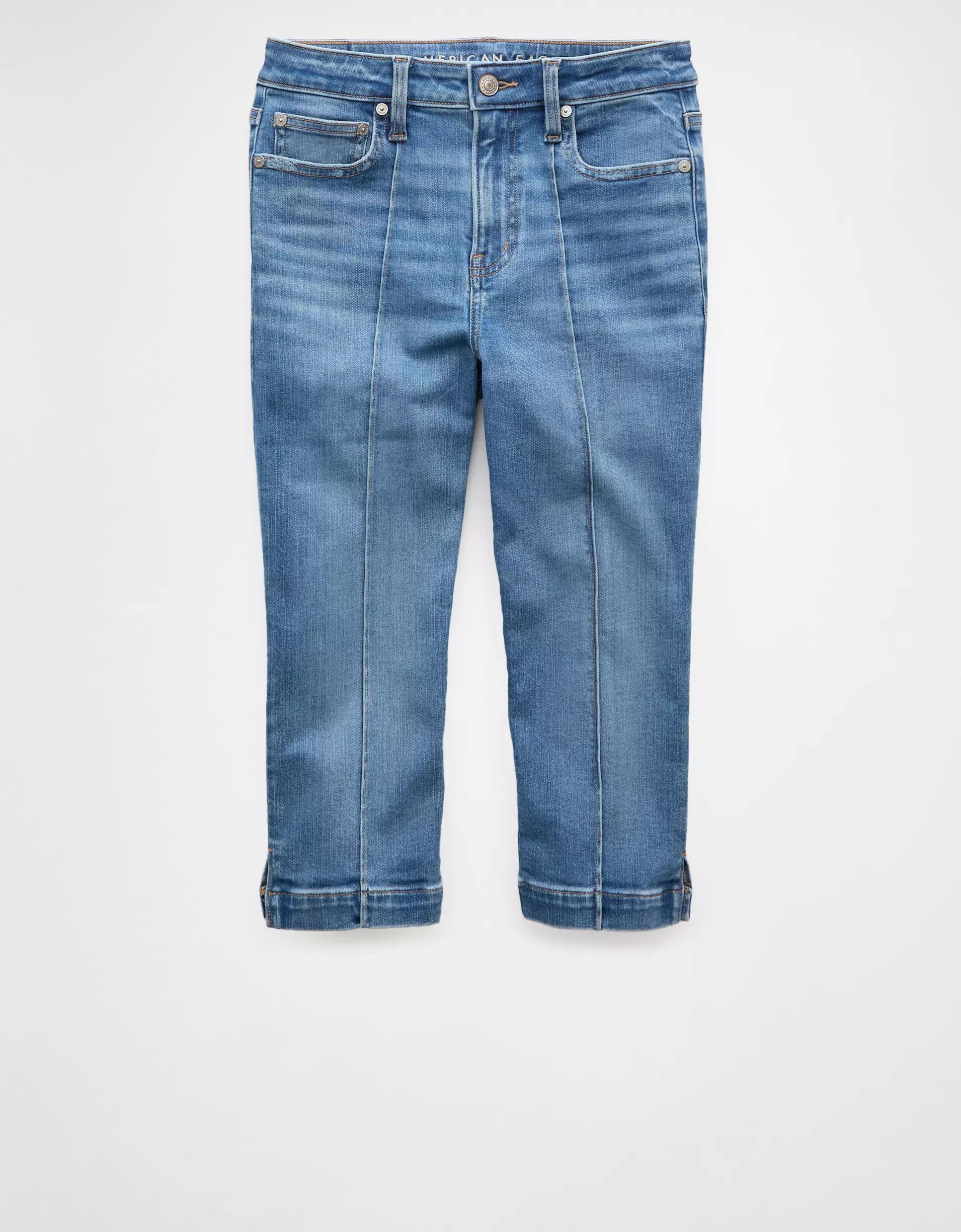 AE Next Level High-Waisted Capri Jean Product Image