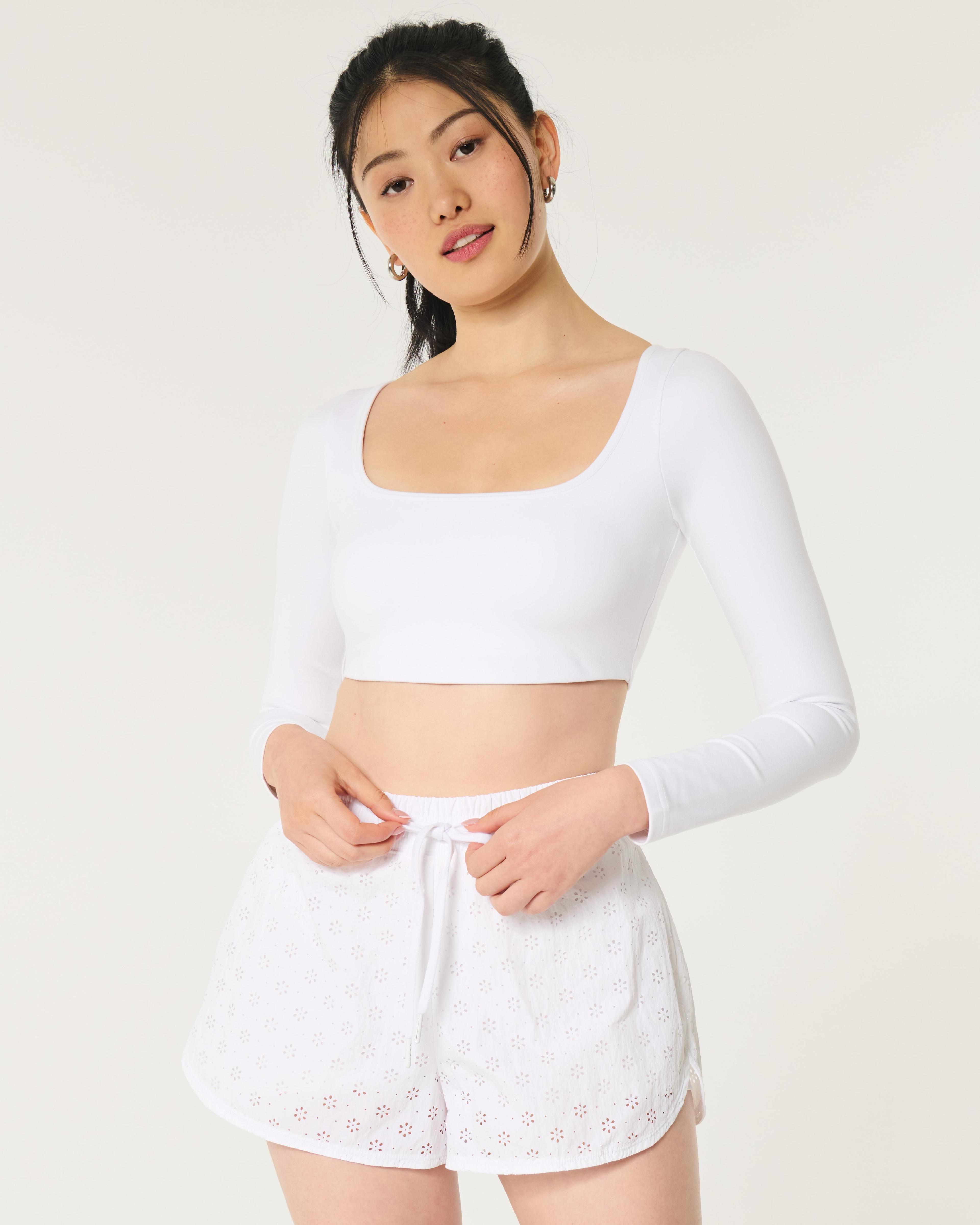 Gilly Hicks Active Eyelet Shorts Product Image