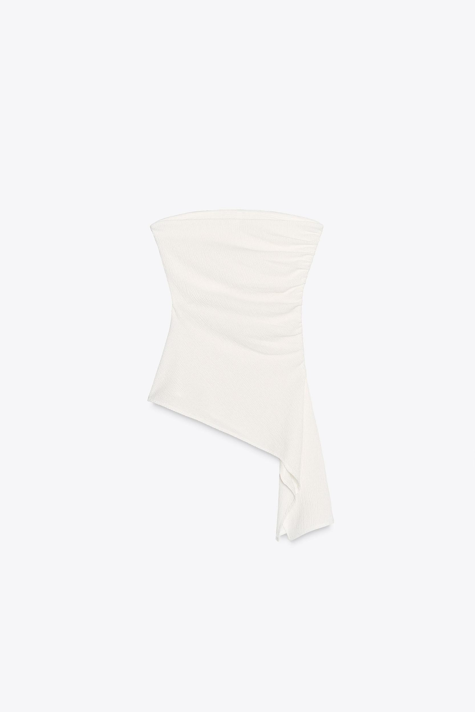 TEXTURED BANDEAU TOP Product Image