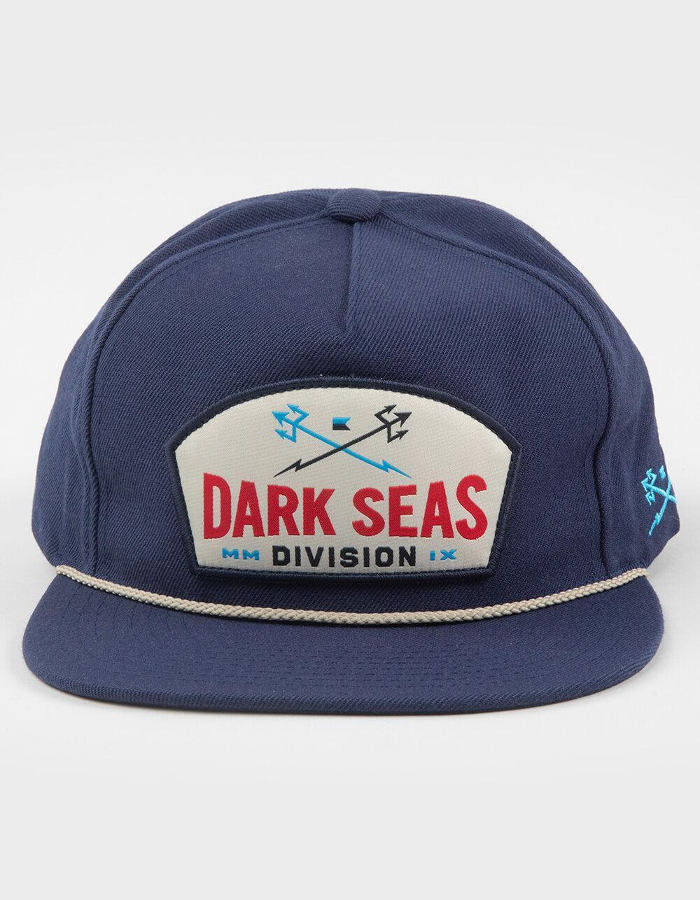 DARK SEAS Cover Unstructured Snapback Hat - NAVY Product Image