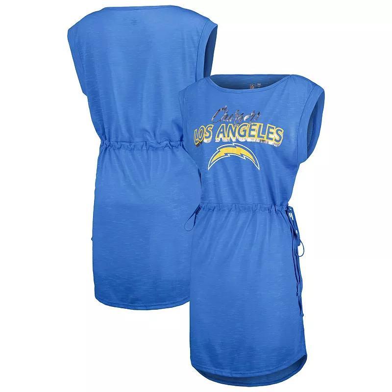 Womens G-III 4Her by Carl Banks Powder Blue Los Angeles Chargers G.O.A.T. Swimsuit Cover-Up Product Image