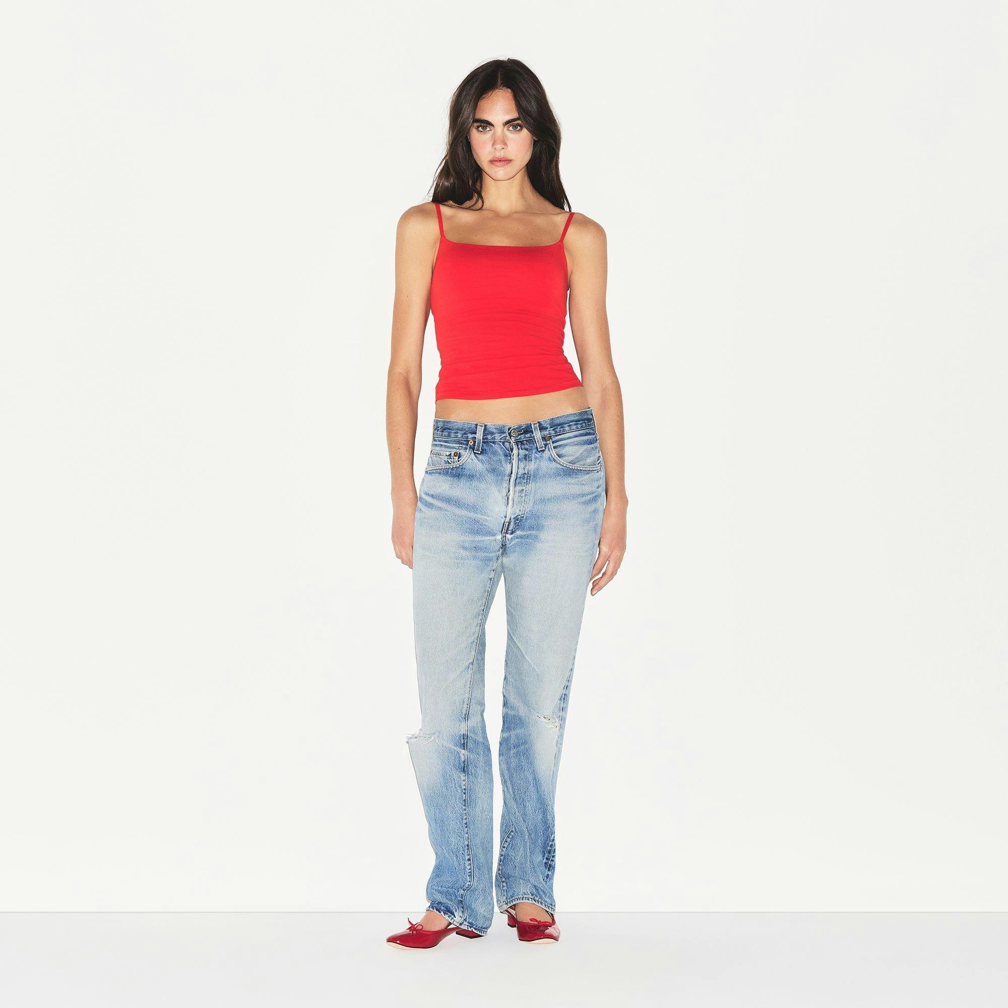 COTTON JERSEY CAMI | RUBY Product Image