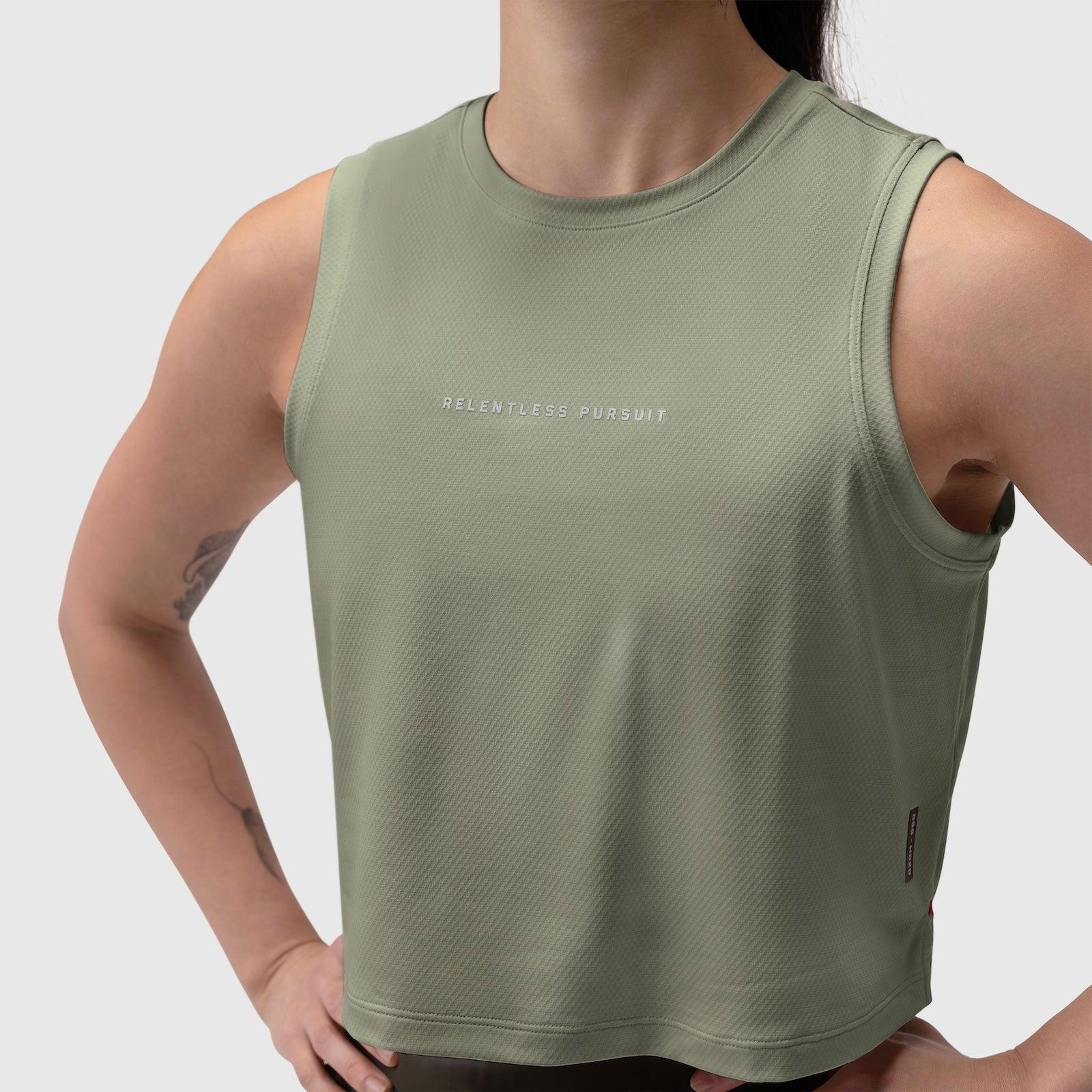 W020. AeroSilver® Tank Top - Sage "RP" Product Image