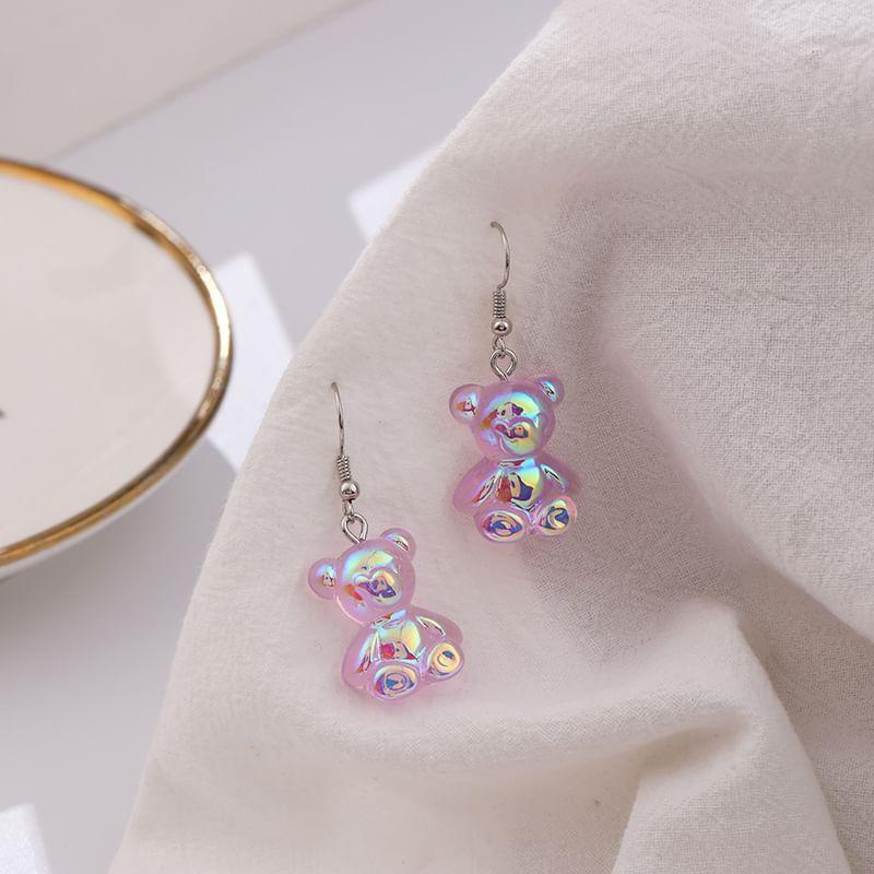 Bear Drop Hook Earring / Clip-On Earring Product Image