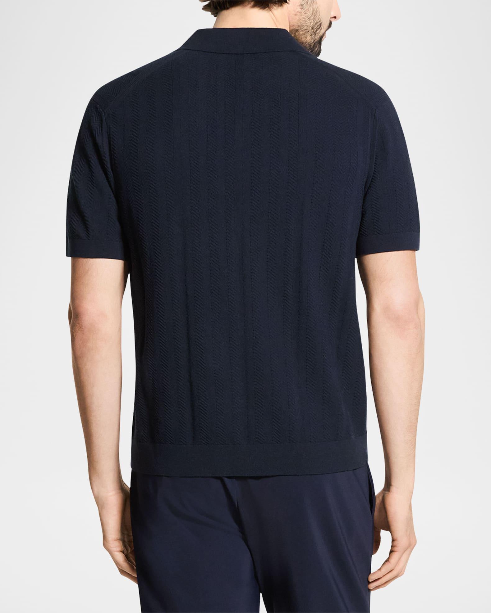 Men's Herringbone Knit Camp Shirt Product Image