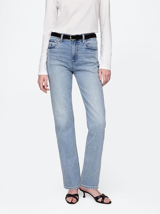 High Rise '90s Straight Jeans Product Image