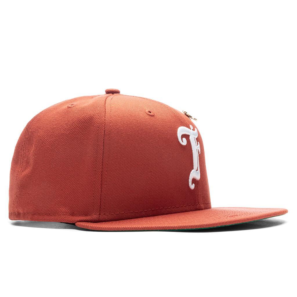 Feature x New Era Old English F Snapback Hat w/ Pin - Rust Male Product Image