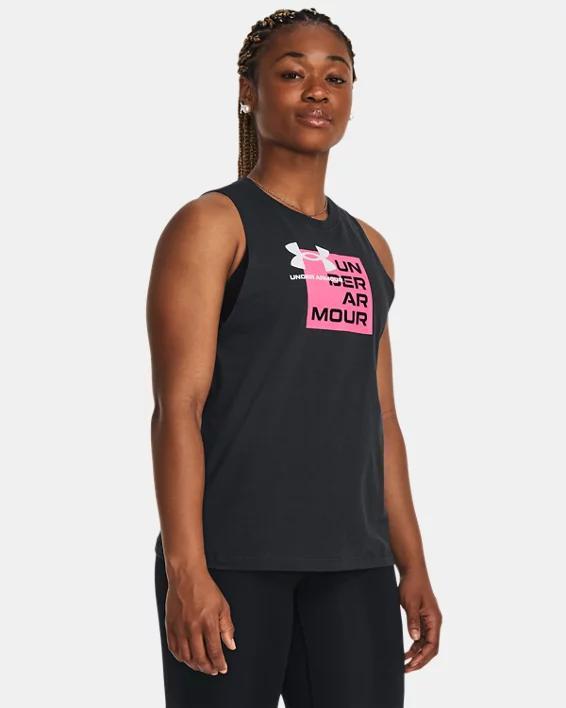 Women's UA Stacked Box Muscle Tank Product Image