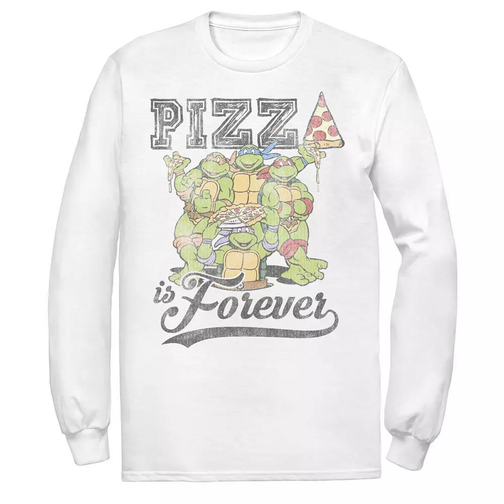 Men's Teenage Mutant Ninja Turtles Pizza is Forever Tee, Size: XL, White Product Image