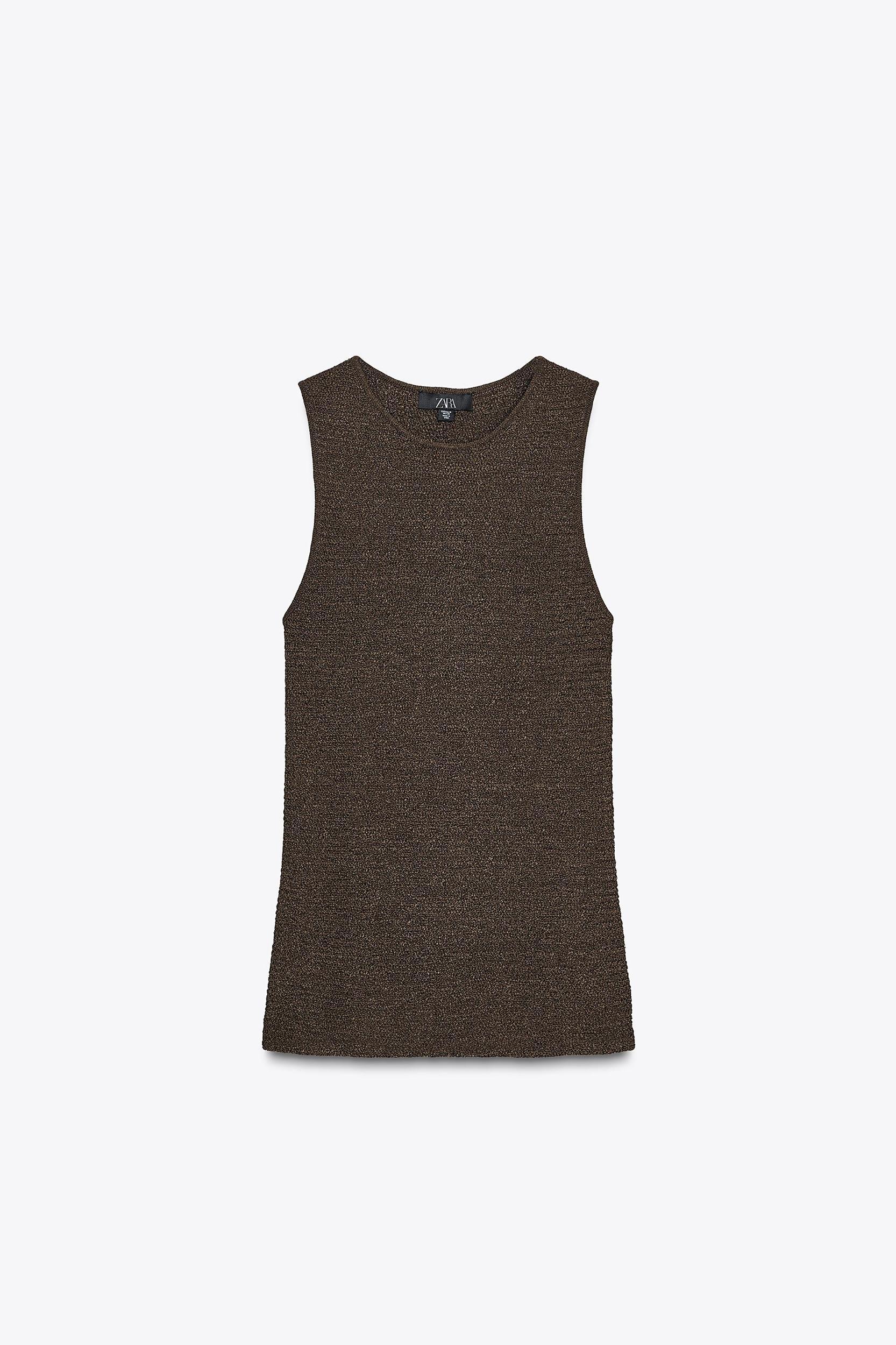 TEXTURED KNIT LONG TOP Product Image