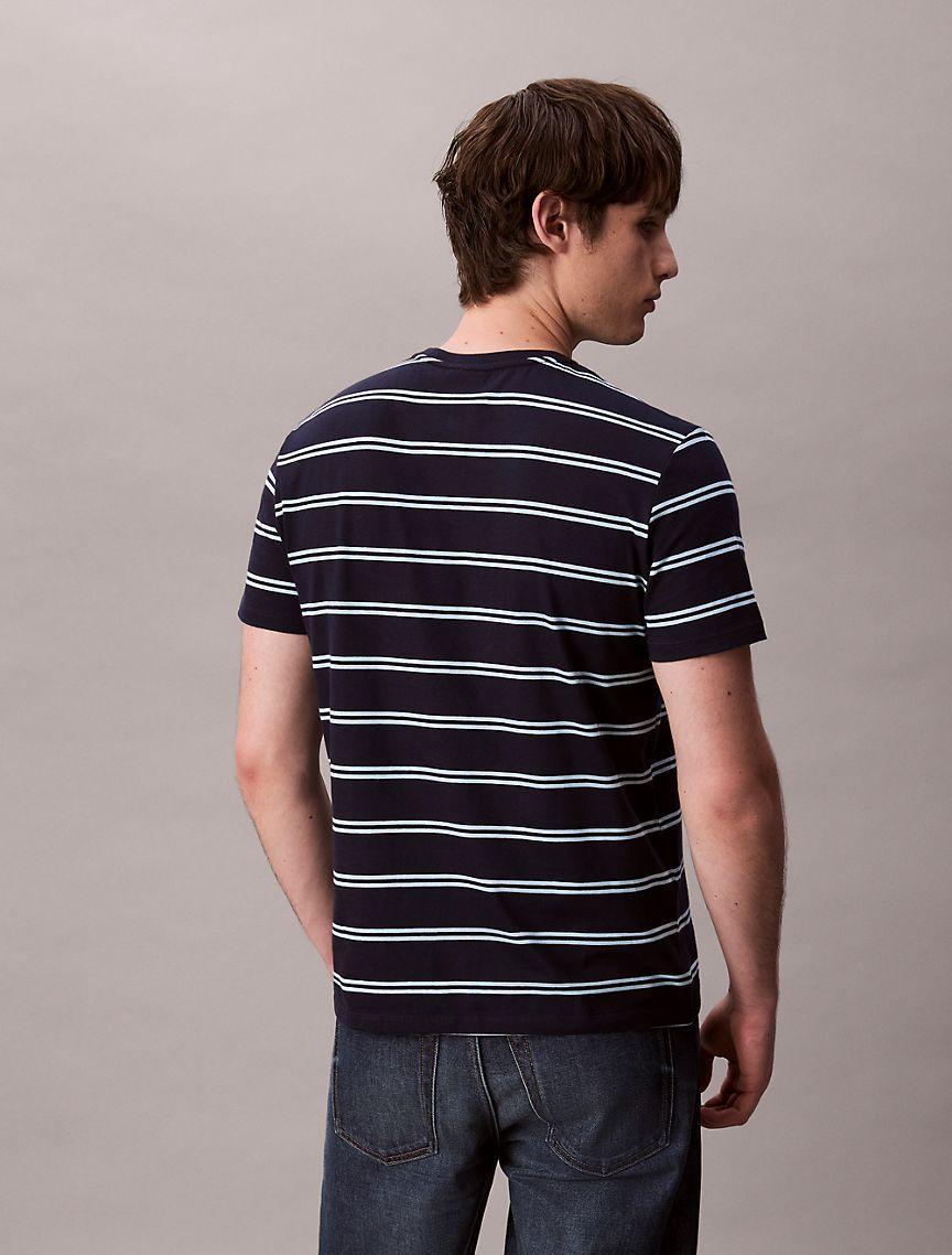 Liquid Touch Stripe Crewneck T-Shirt Product Image