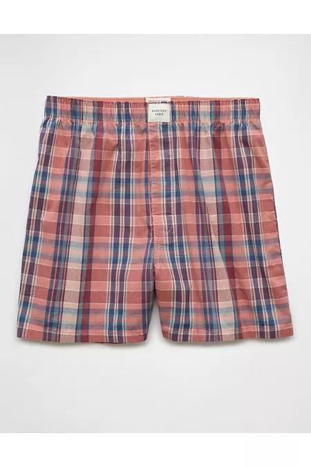 AEO Mens Plaid Stretch Boxer Short Men's Product Image