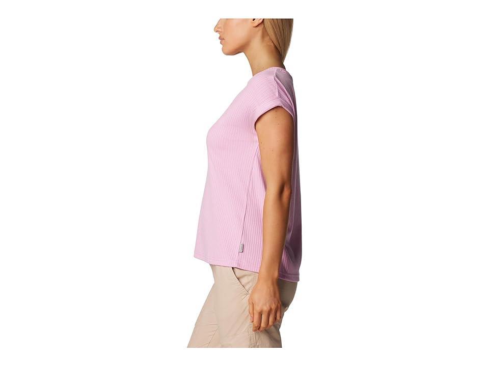 Columbia Crystal Pine Tee (Cosmos) Women's Clothing Product Image