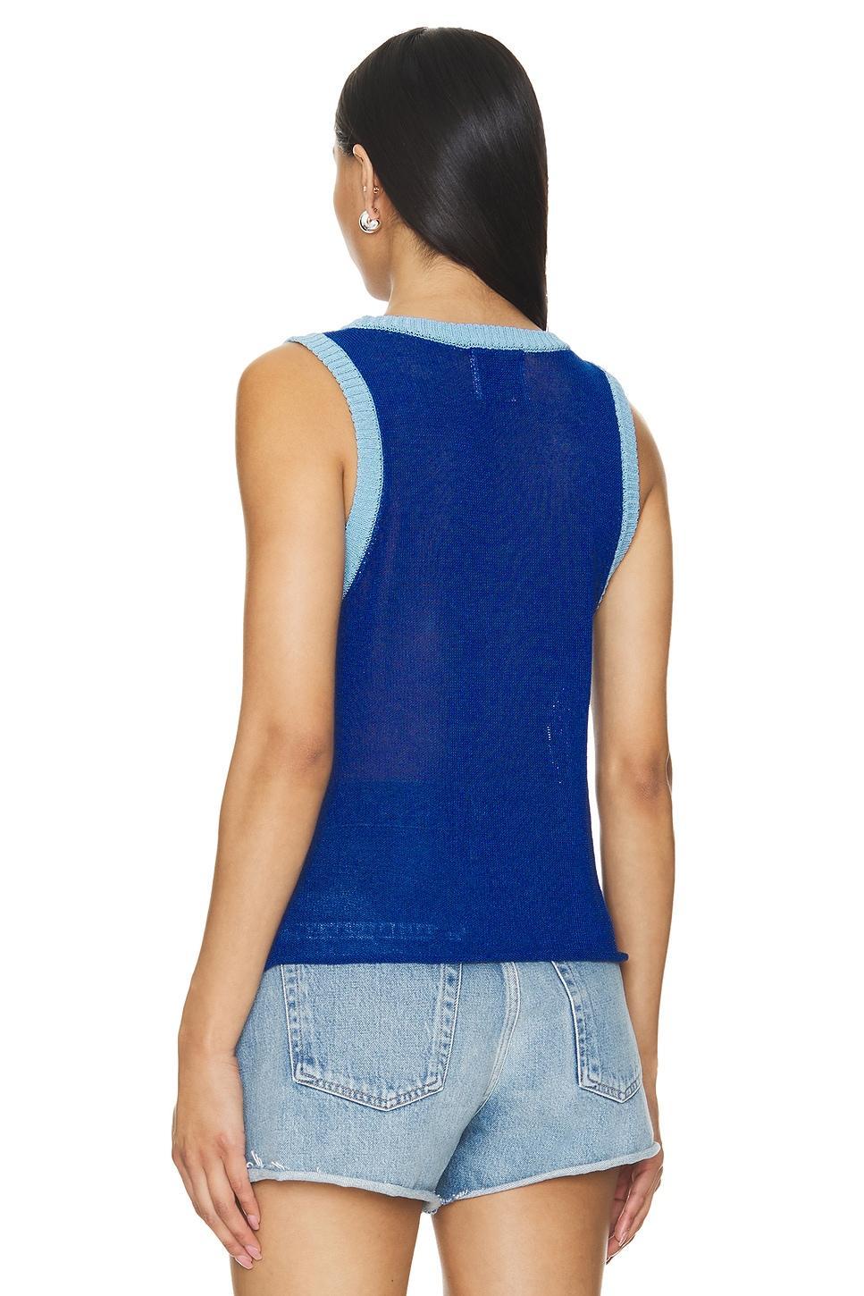 Contrast Cropped Tank JUMPER 1234 Product Image