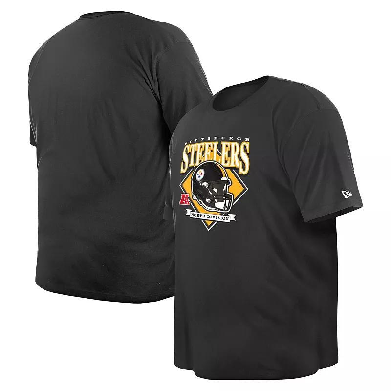 Mens New Era Baltimore Ravens Big & Tall Helmet T-Shirt Product Image