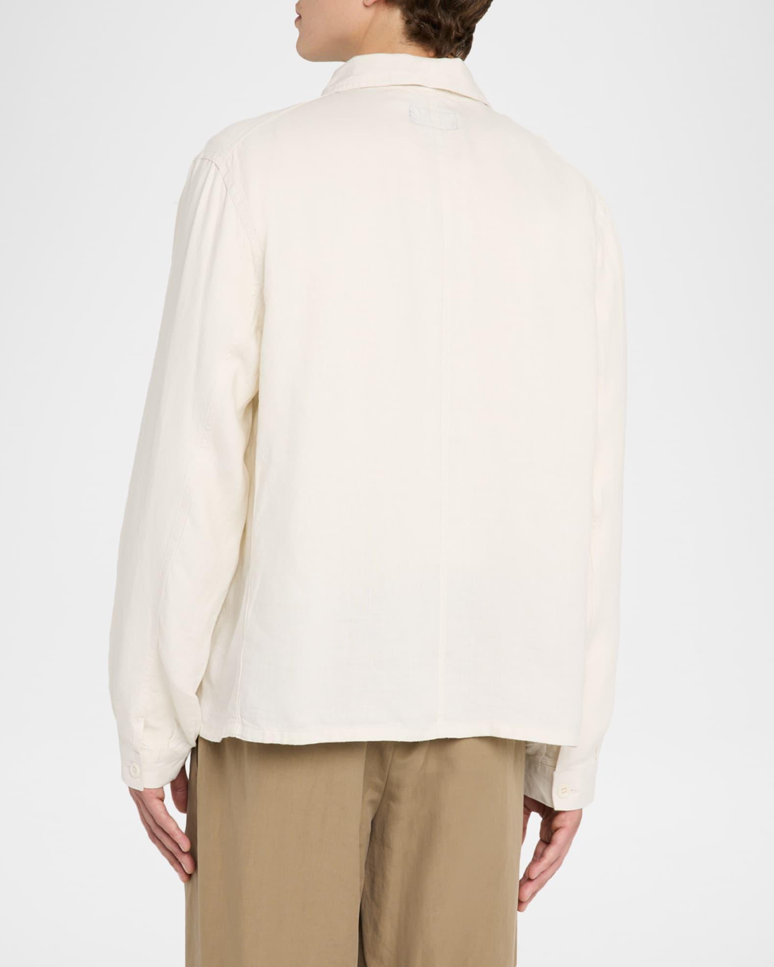 Men's Linen Utility Jacket Product Image