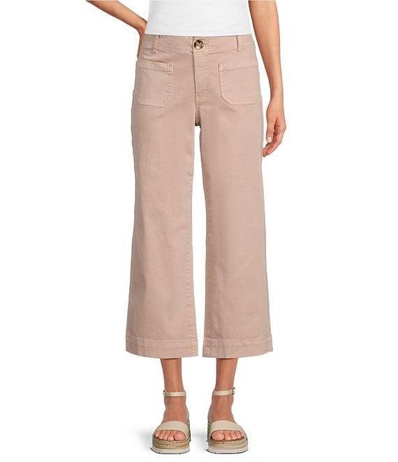 Nurture by Westbound Patch Pocket Wide-Leg Cropped Pants Product Image