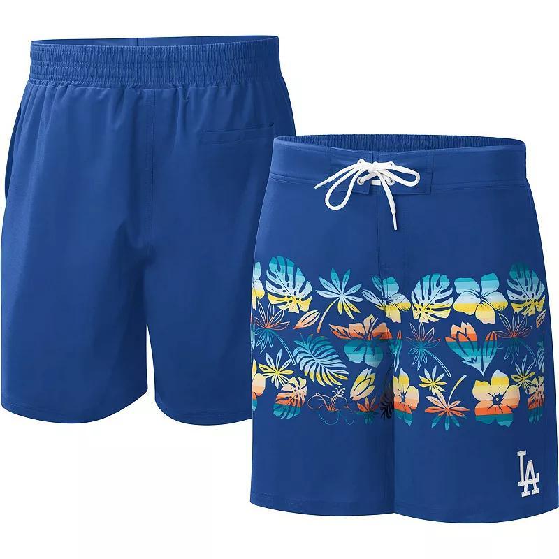 Men's G-III Sports by Carl Banks  Royal Los Angeles Dodgers Breeze Volley Swim Shorts, Size: Medium, Blue Product Image