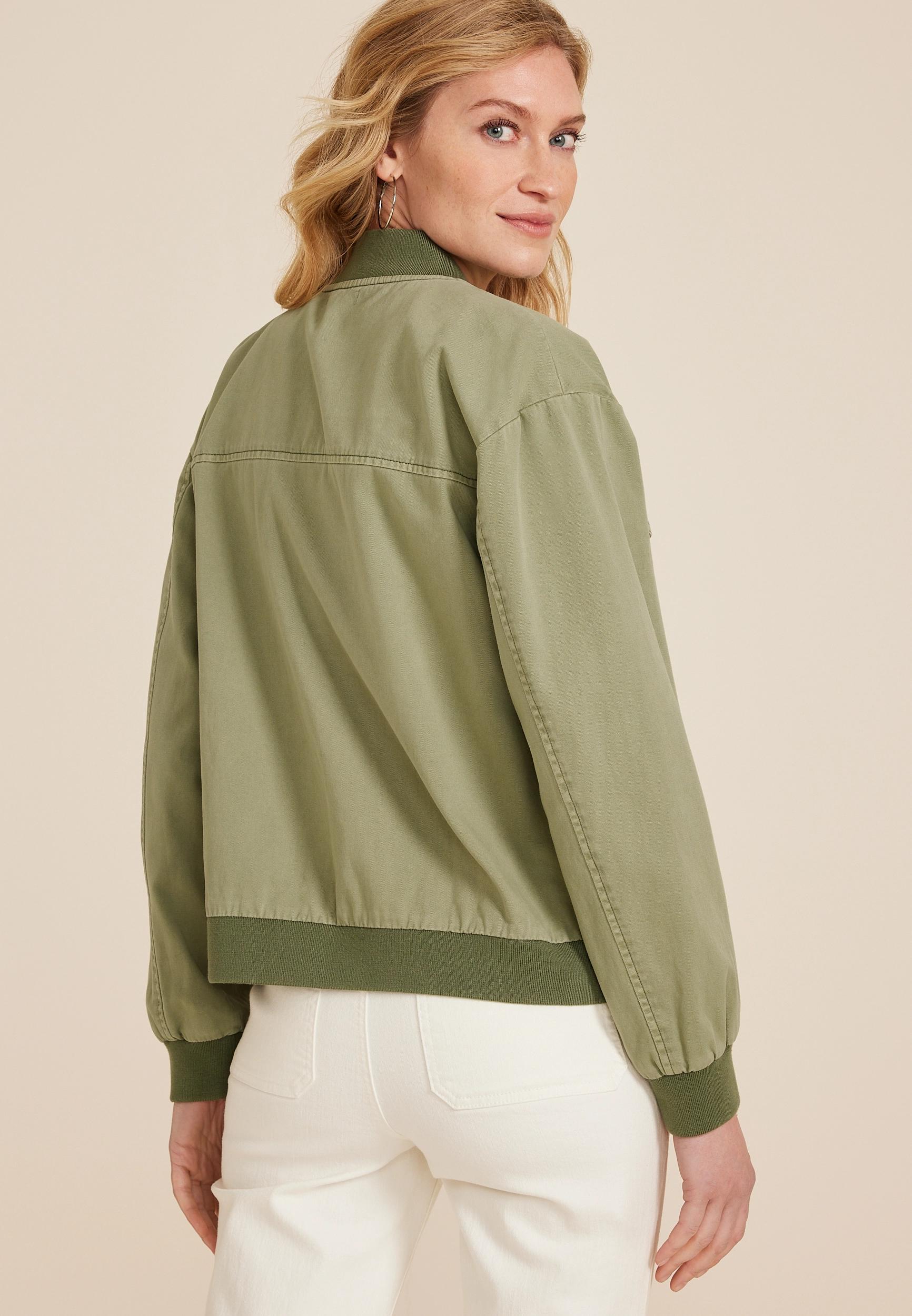 Twill Bomber Jacket Product Image