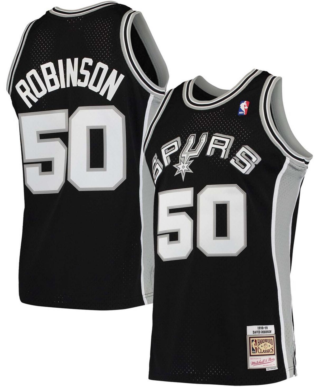 Mens Mitchell & Ness David Robinson San Antonio Spurs Hardwood Classics Swingman Jersey Product Image