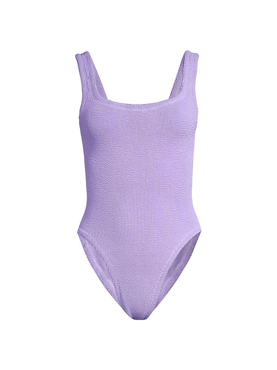 Womens Crinkle One-Piece Swimsuit Product Image