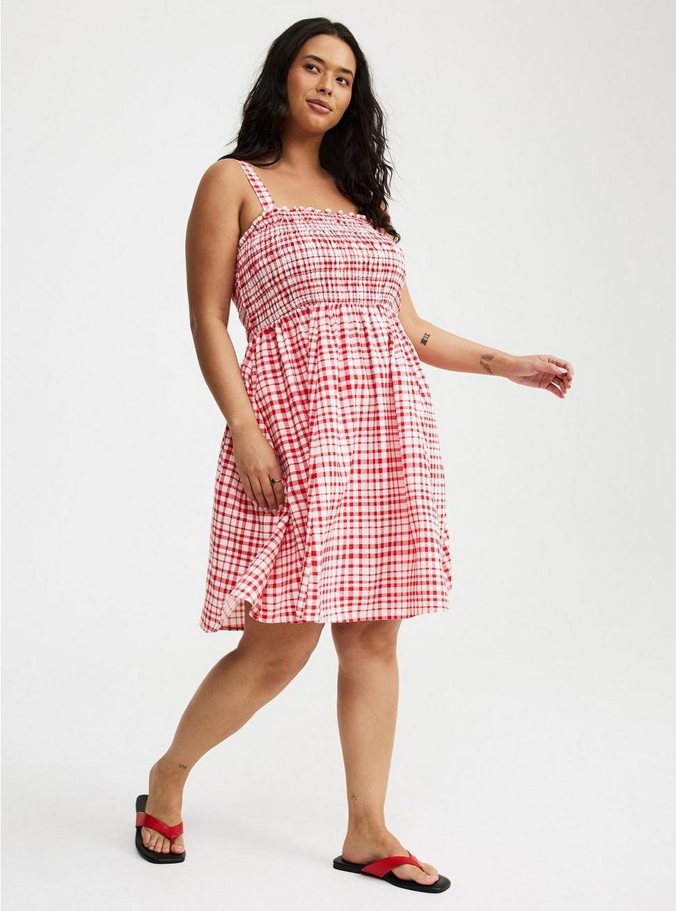 Smocked Tube Mini Dress Product Image