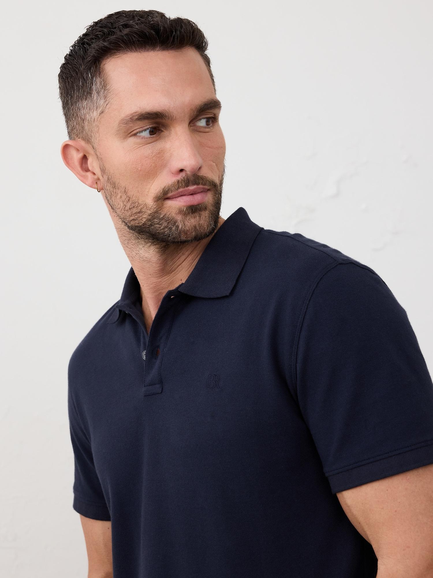 Slim Cotton Pique Polo Product Image