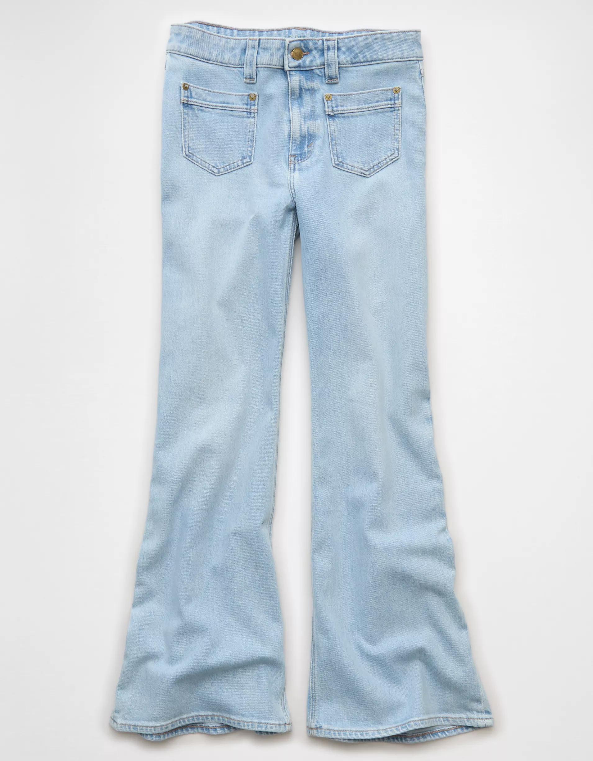 AE Stretch High-Waisted Flare Jean Product Image