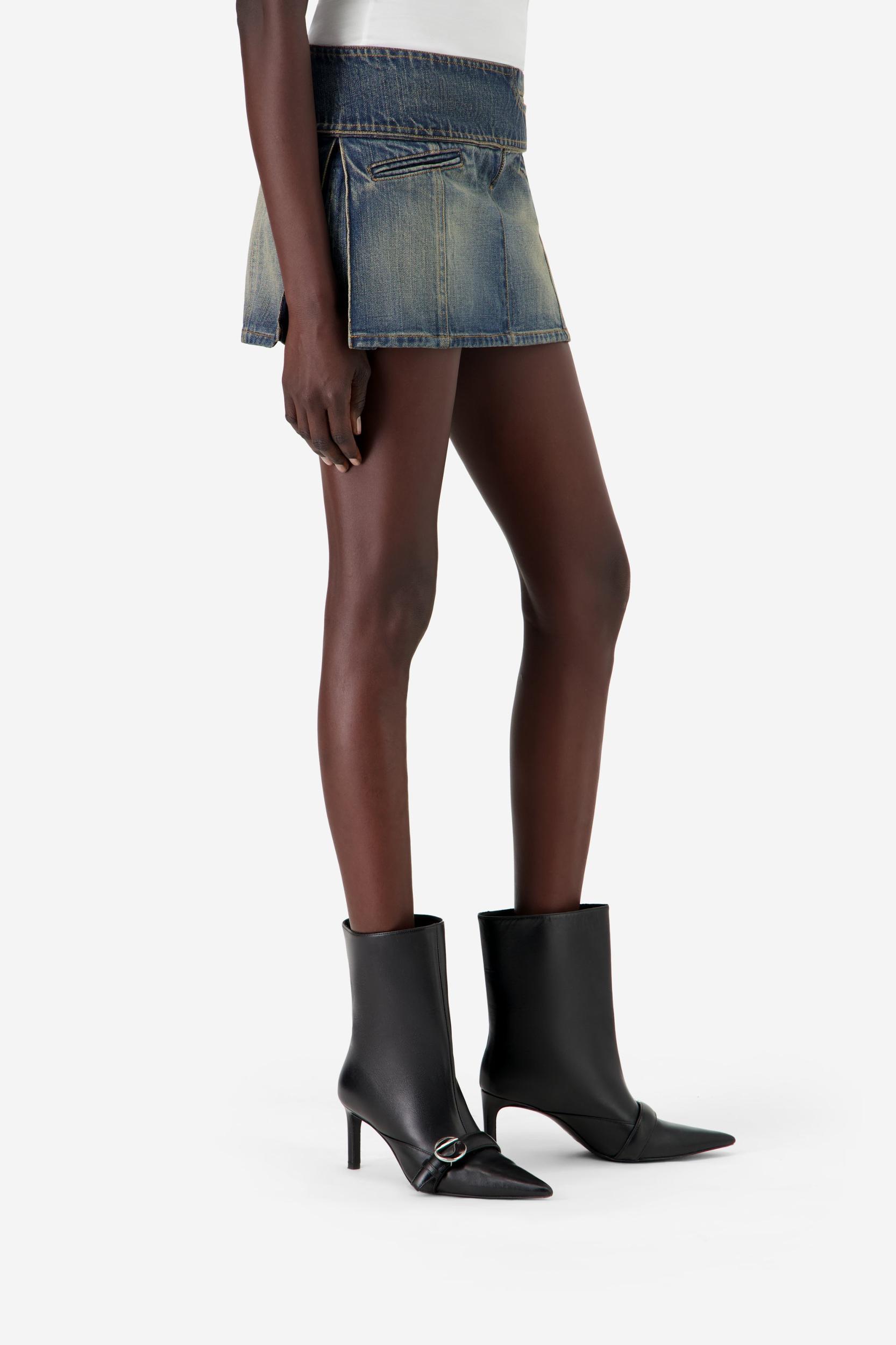 Ankle Heeled Belt Boots Product Image