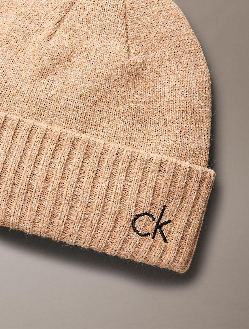 Embroidered Monogram Logo Beanie Product Image