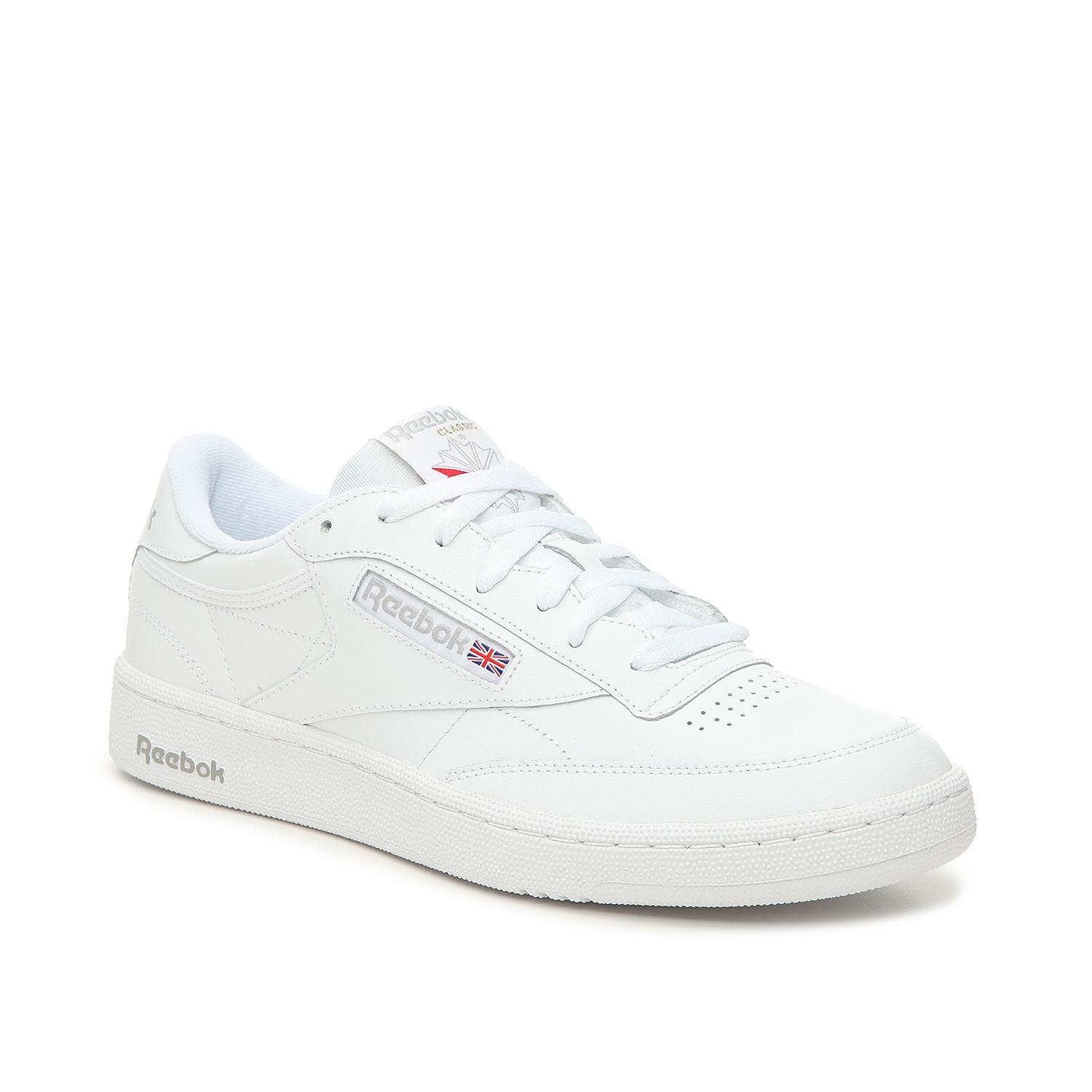 Mens Reebok Club C 85 Athletic Shoe Light Gray Product Image