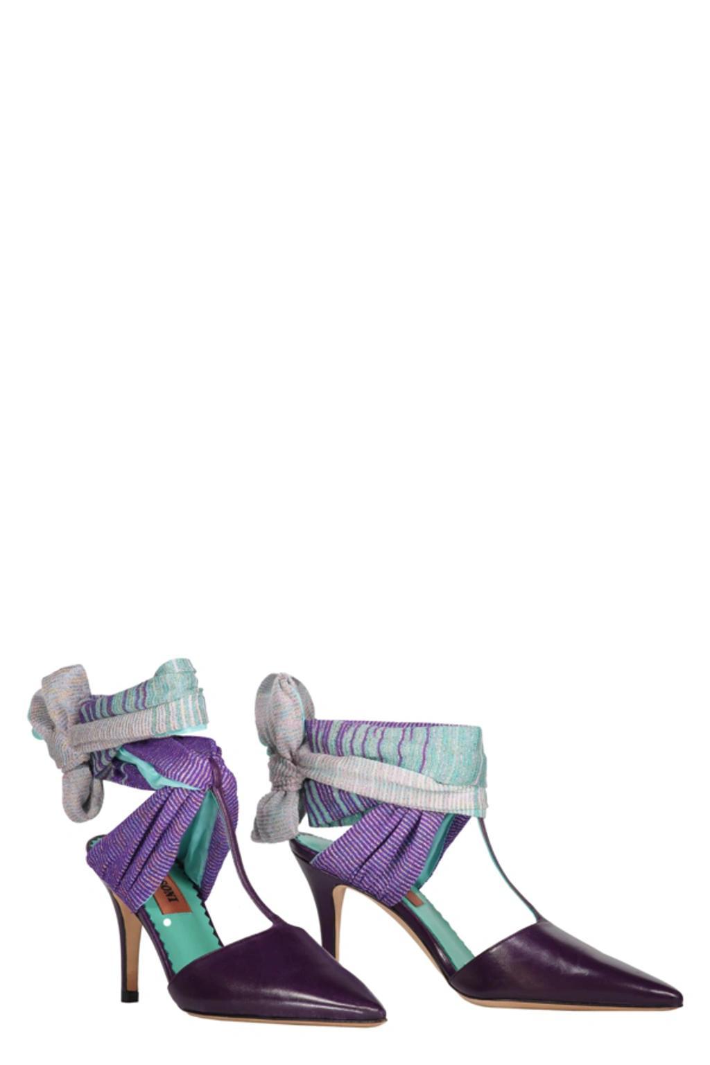 MISSONI Heeled Sandals In Purple Product Image