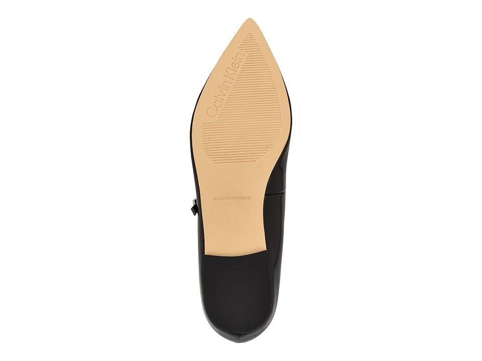 Calvin Klein Kamryn Patent) Women's Flat Shoes Product Image