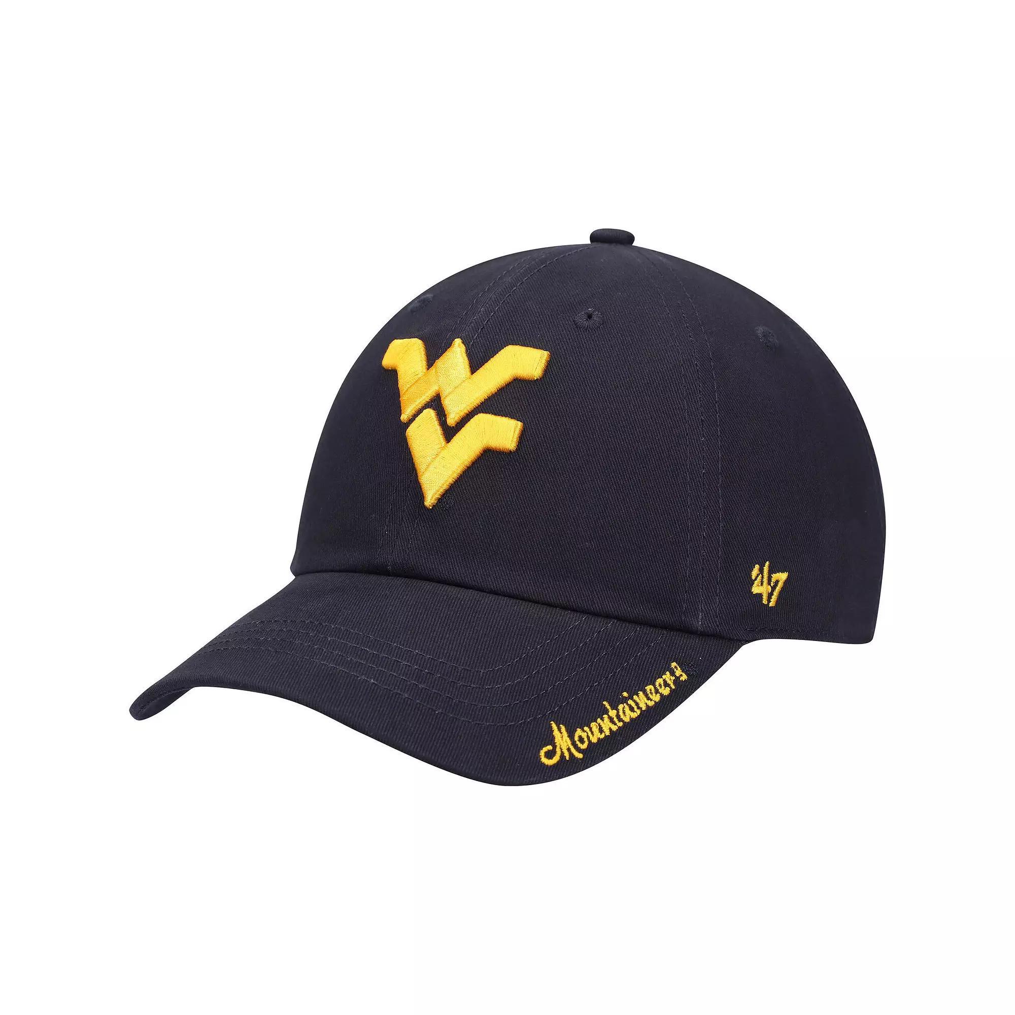 Women's '47 Navy West Virginia Mountaineers Miata Clean Up Logo Adjustable Hat, Blue Product Image