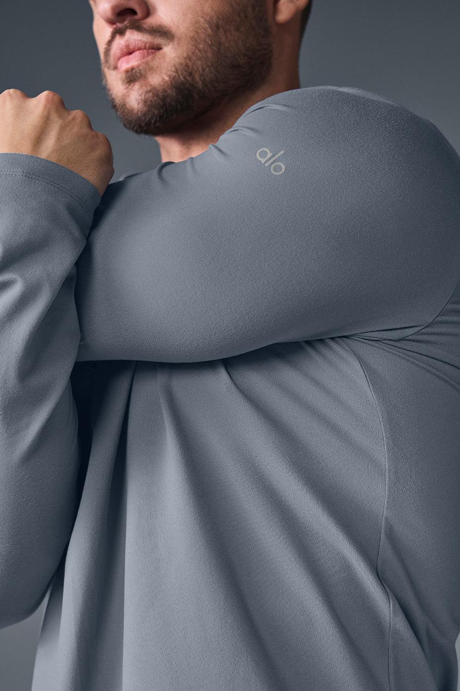 Conquer Reform Long Sleeve With Hood - Steel Grey Product Image