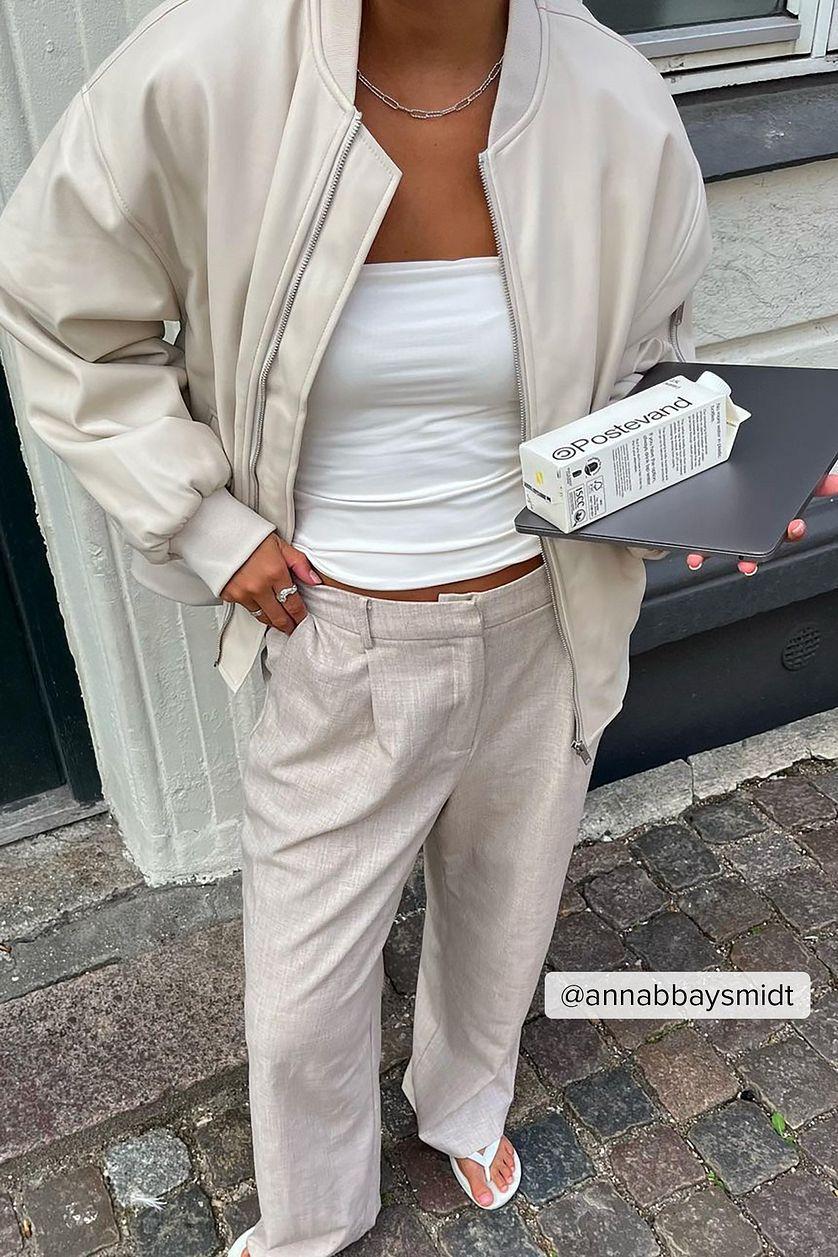 Pu Bomber Jacket Product Image