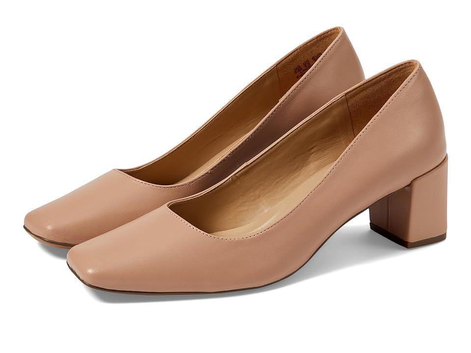 Naturalizer Karina Leather Block Heel Pumps Product Image