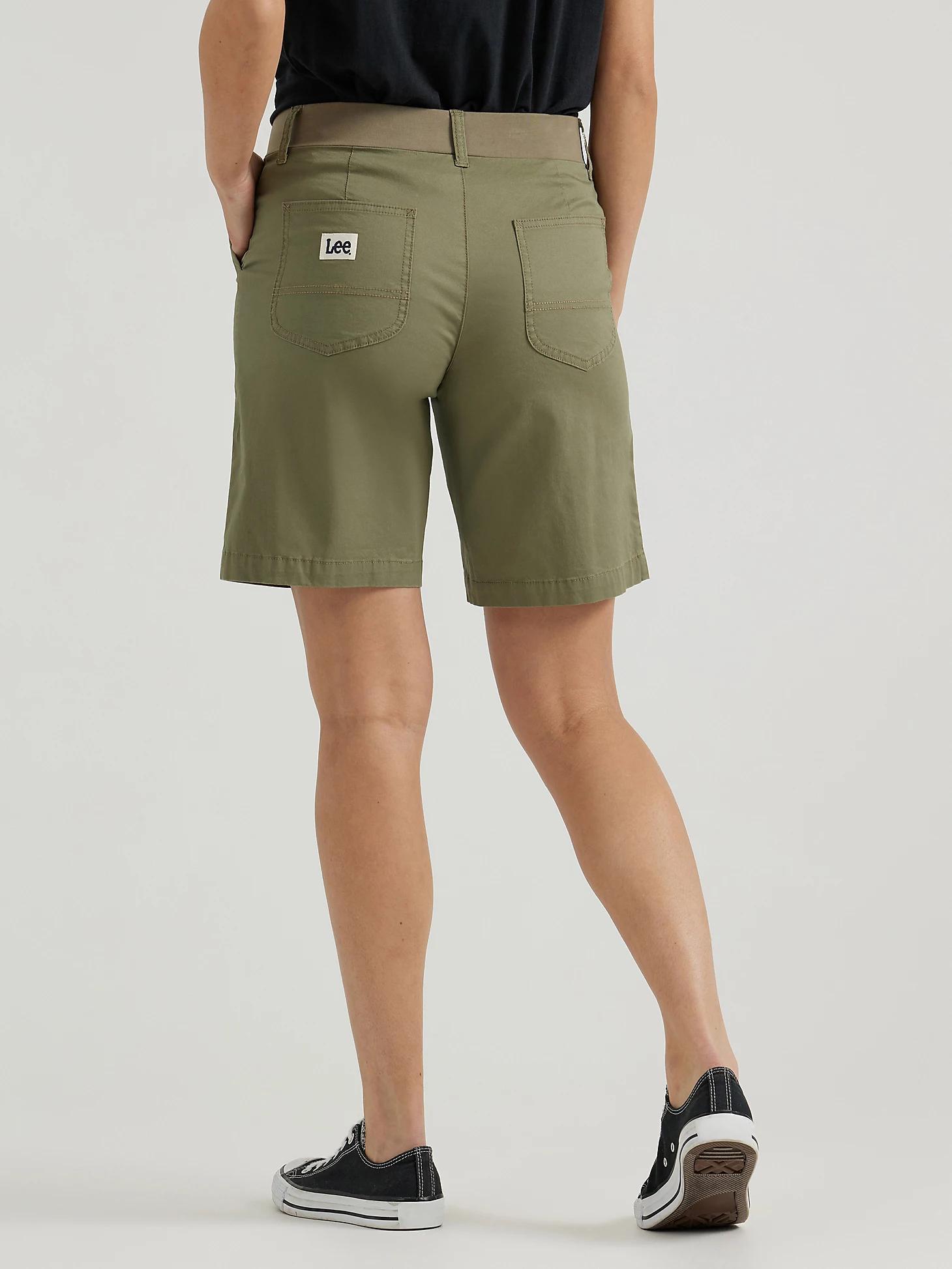 Women's Ultra Lux Comfort with Flex-To-Go Relaxed Fit Utility Bermuda | Women's Shorts | Lee® Product Image